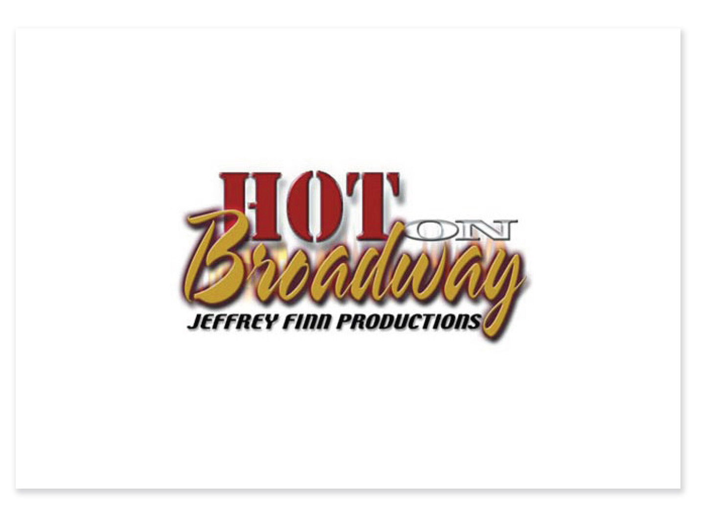 Jeffrey Finn Productions Hot on Broadway Logo