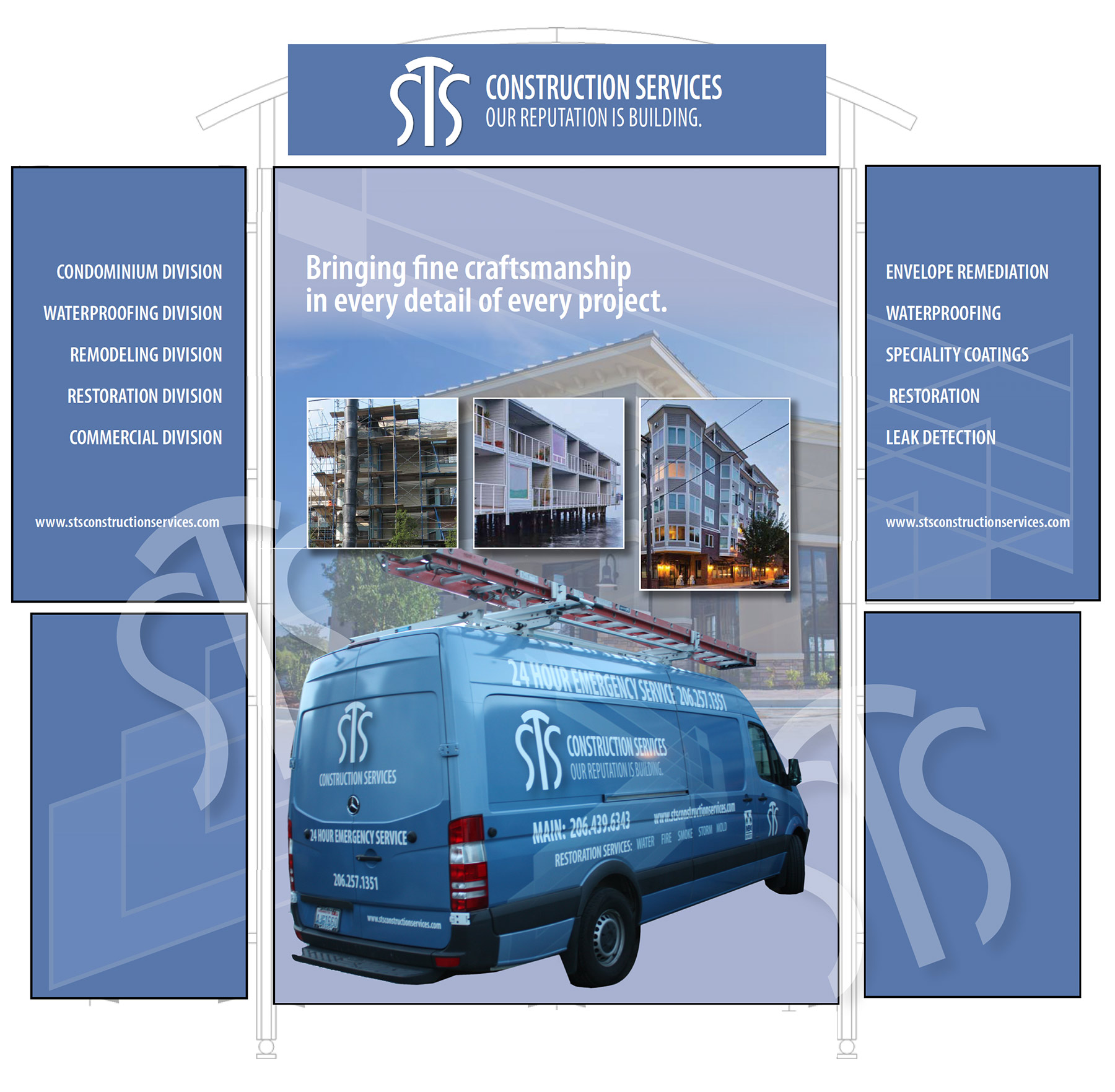 STS Construction Trade Show Design